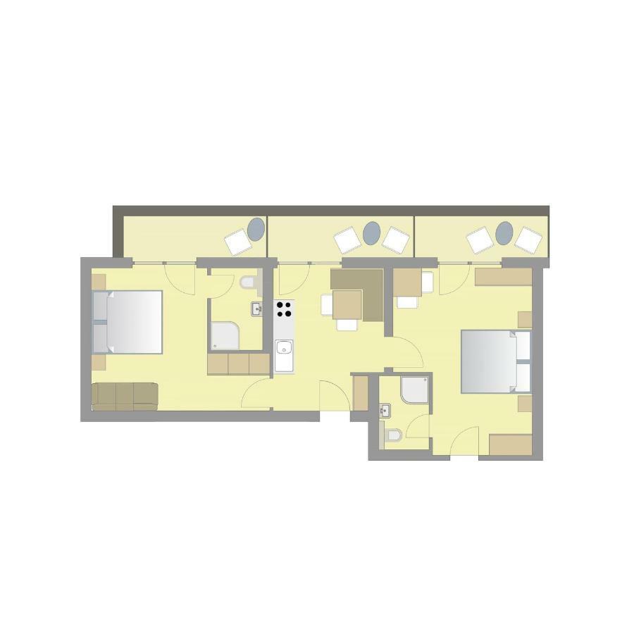 Appartamento con 2 Camere da Letto